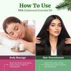 SVA Cedarwood Essential Oil – 4 Fl Oz – 100% Natural Cedar Juniperus Mexicana - Image 5