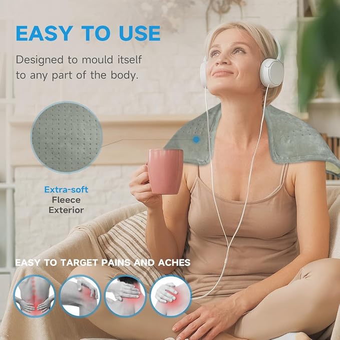 GOTCOZY Heating Pad for Back Pain Relief & Cramps, Electric Heating Pads for - Image 5
