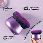 Extra Large Body Makeup Brush, 75mm Wide-headed Body Coverage Applicator - Image 3