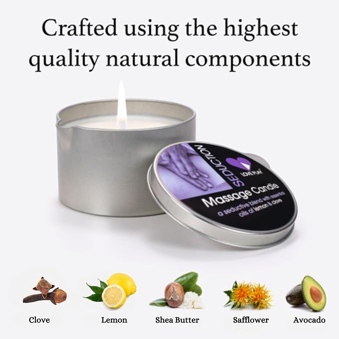 LOVE PLAY Massage Oil Candle for Home SPA - Image 3
