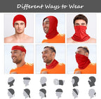 Geyoga 6 Pieces Summer UV Protection Cooling Neck Gaiter Face Clothing Neck - Image 3