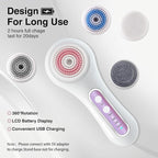 UMICKOO Electric Facial Cleansing Brush, 2-Way Rotating Face Scrubber - Image 4