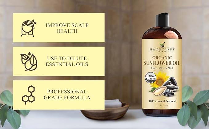 Handcraft Blends USDA Organic Sunflower Oil - Image 4