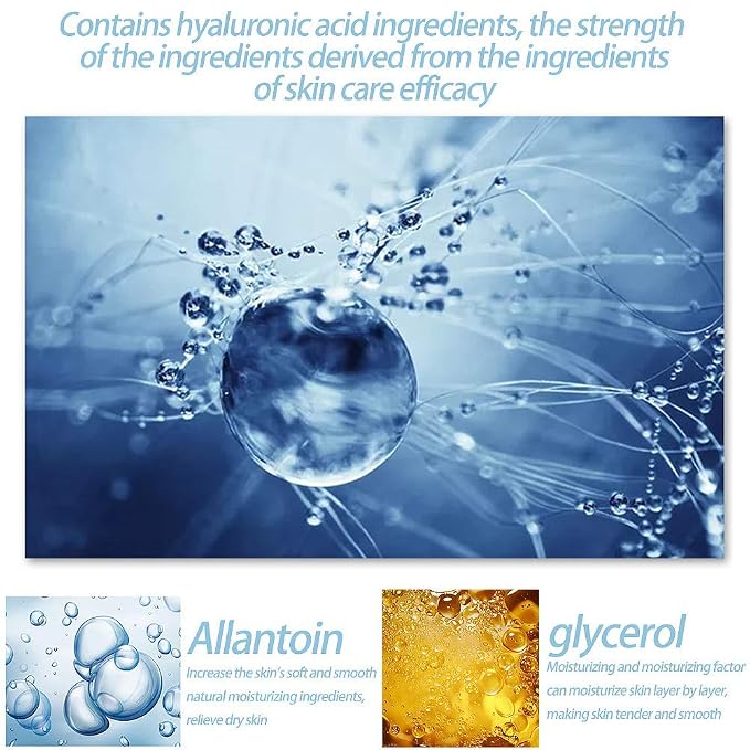 Under Eye Patches, 30 pairs Hyaluronic Acid Anti-Aging Under Eye Mask, Collagen - Image 2