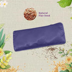 Flexseed Eye Pillow, Hot or Cold Weighted Satin Eye Mask, Microwaveable Moist - Image 2