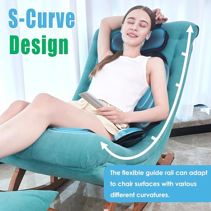 Shiatsu Massage Cushion with Heat, Kneading Back Massager - Image 5
