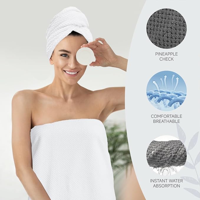MaopaoBeauty 35X70 Inches Extra Large Bath Towels Sets of 4 - Image 4