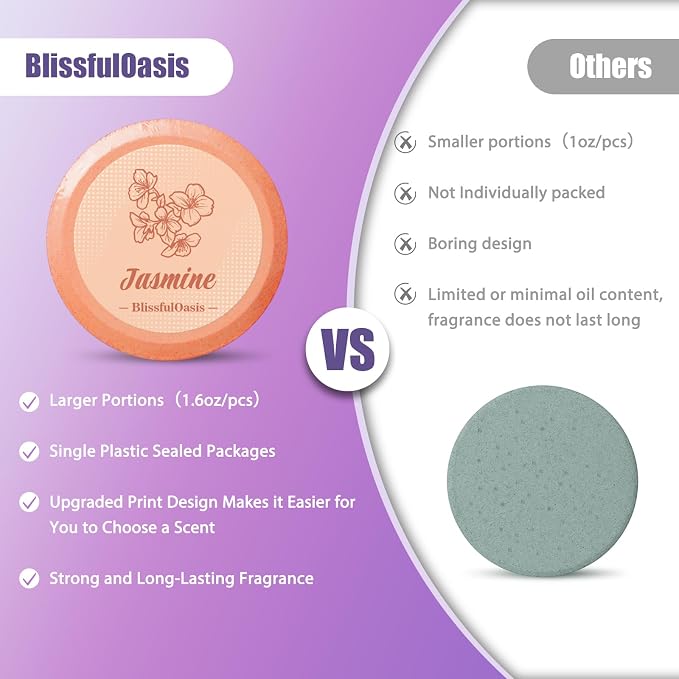 BlissfulOasis Shower Steamers 6 Packs, Shower Bath Bombs - Image 4