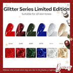 modelones Christmas Gel Nail Polish Set, Winter Cat Eye Red Dark Green Blue - Image 2