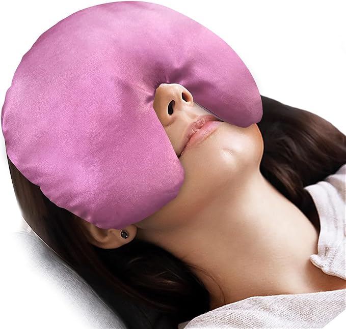 Atsuwell Sinus Mask, Warm Cold Compress Eye Mask by Atsuwell-Alliswell