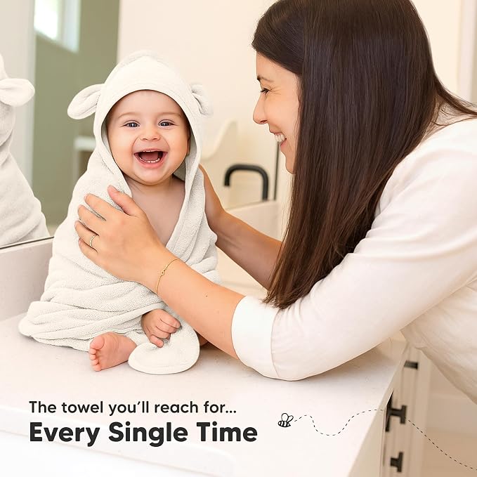 KeaBabies 2-Pack Hooded Baby Towels - Image 9