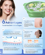 Face Bowl for Ice with Built-in Ice Tray – Collapsible Silicone Facial Ice Bath - Image 5