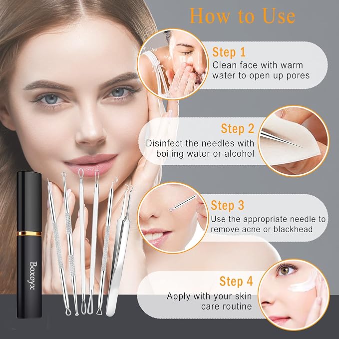 Boxoyx Pimple Popper Tool Kit - Image 7