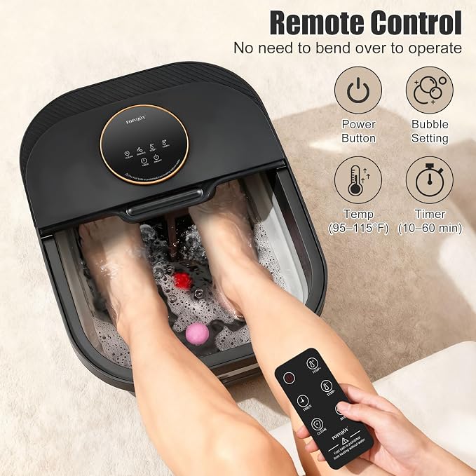 Foot Spa Bath Massager with Heat, Temperature Control, Remote Control, - Image 6