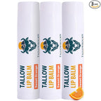Moisturizing Tallow Lip Balm – Grass-Fed Beef Tallow by TALLOWBOURN