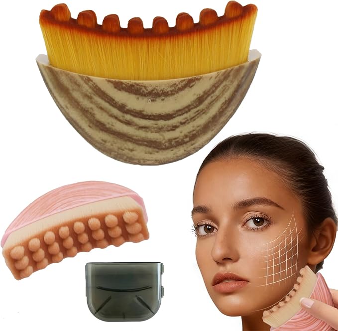 2026 Upgrade Lymphatic Face Brush, 2-in-1 Manual Massager by Unknown
