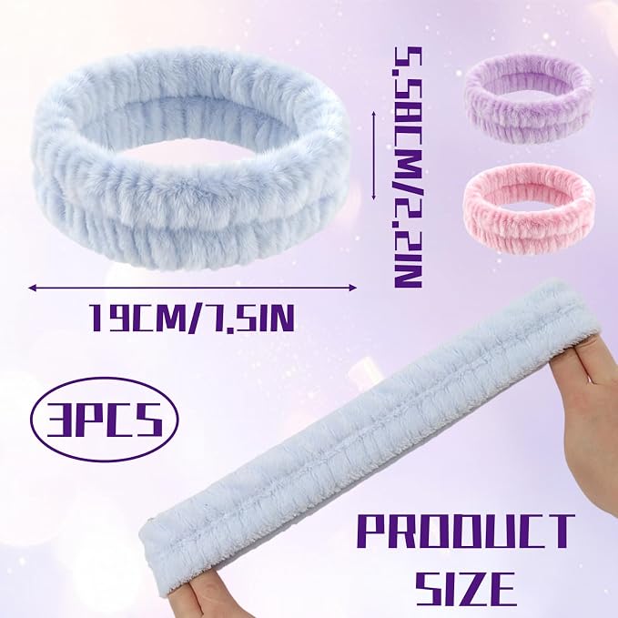 3 PCS Spa Headbands for Women - Image 2