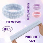 3 PCS Spa Headbands for Women - Image 2