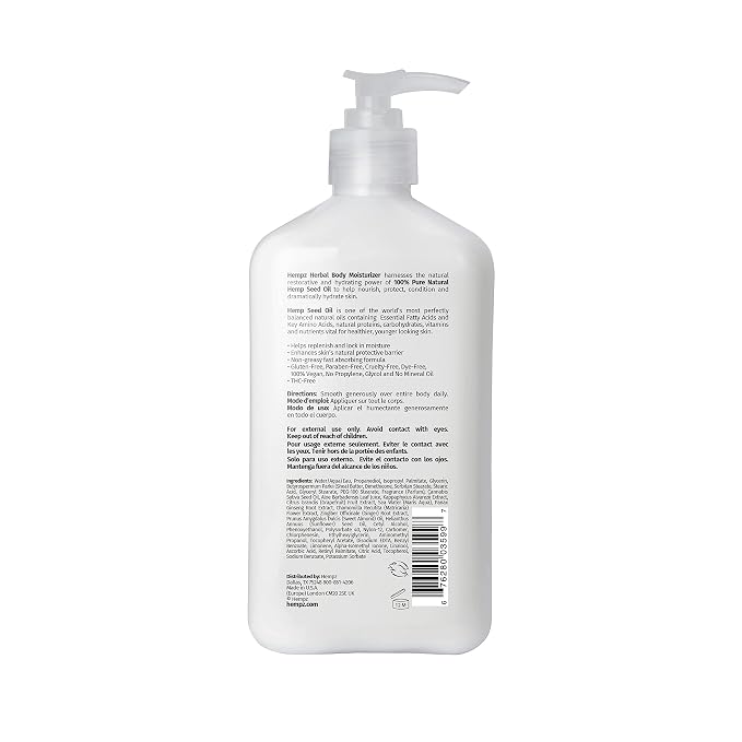 HEMPZ Body Lotion Pink Pomelo & Himalayan Sea Salt Daily Moisturizing Cream - Image 2