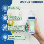 MOXE Migraine Relief Aromatherapy Shower Spray, Essential Oils - Image 4