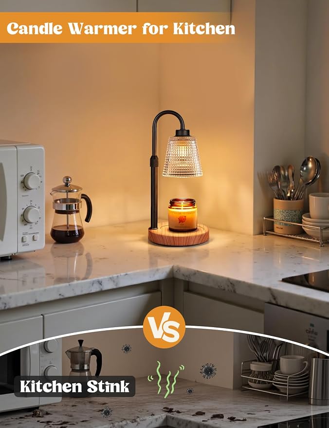 Innqoo Rustic Candle Warmer Lamp - Image 4