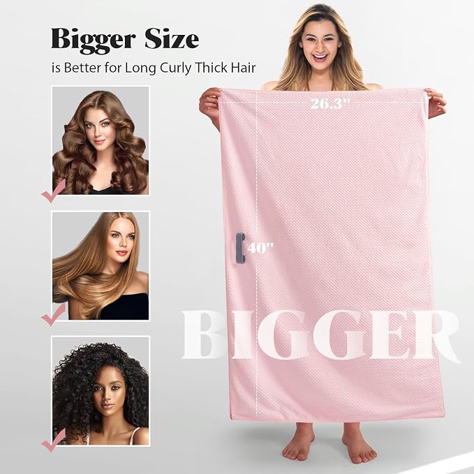 MABAO Microfiber Hair Towel Wrap - Image 2
