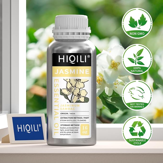HIQILI 16 Fl Oz Jasmine Essential Oil, 100% Pure Natural - Image 7