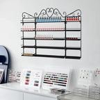 5 Tiers Wall-Mounted Nail Polish Storage Rack, Nail Polish Bottle Holder - Image 2