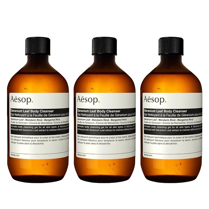 Aesop Geranium Leaf Body Cleanser Refill | Gentle Shower Gel by AesopUSA