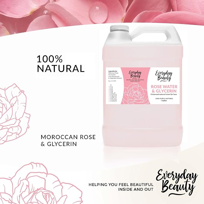 Rose Water & Glycerin Enhanced Facial Toner - Image 4