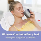 Full Body Bath Pillow for Tub, Luxury Bathtub Pillow for Full Back, Head and - Image 2