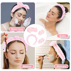 CAVETEE 6 Pack Spa and Makeup Headbands - Image 6
