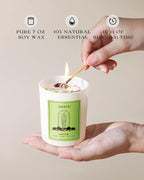 AOOVOO Sage Scented Candles for Women - Image 4