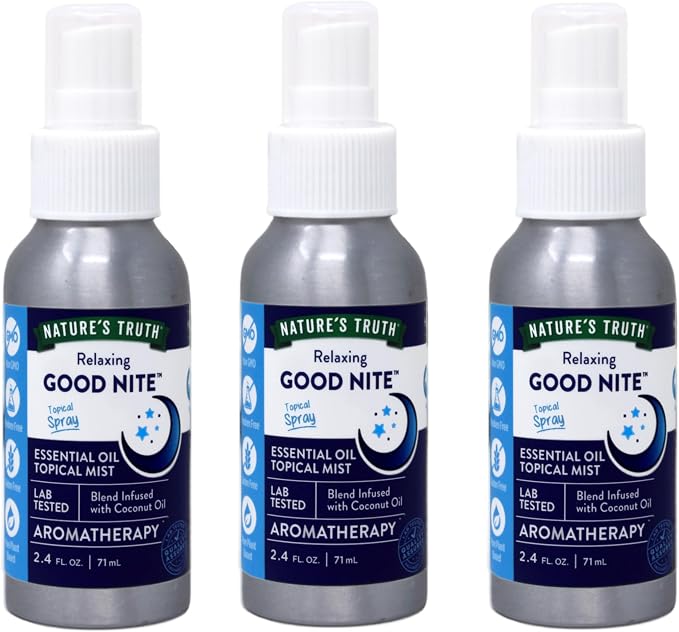 Nature's Truth Good Nite Essential Oil Topical Mist, Calming Blend, & Aroma - Image 8