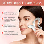 Gua Sha & Face Roller, Stainless Steel Gua Sha Facial Tools, Lymphatic Drainage - Image 3
