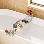 Yieach Iuxury Bathtub Trays For Tub, Expandable Bath Shelf Over Tub, Bath Board - Image 7
