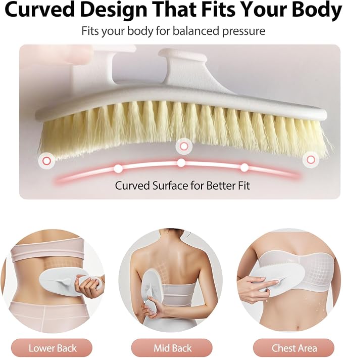 Shower Brush for Body, Extra-Large Bath Brush - Image 6