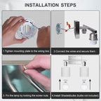 Bathroom Vanity Light Fixture Over Mirror - Image 8