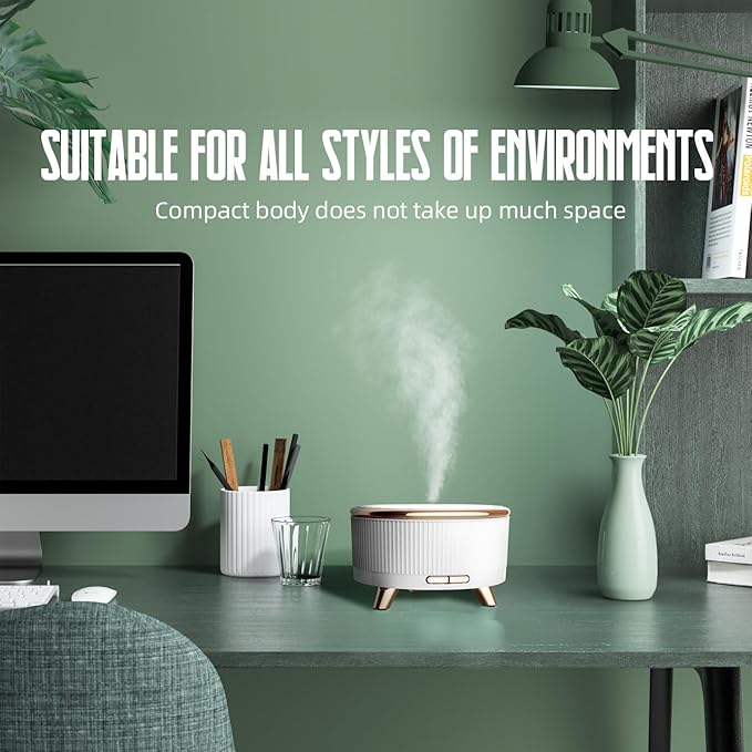500ML Large Capacity Essential Oil Diffuser, Ultrasonic Aromatherapy Diffuser - Image 7