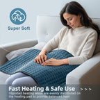 17x33 Heating Pad for Pain Relief | Ultra-Soft Microplush Fabric | 6 Adjustable - Image 4