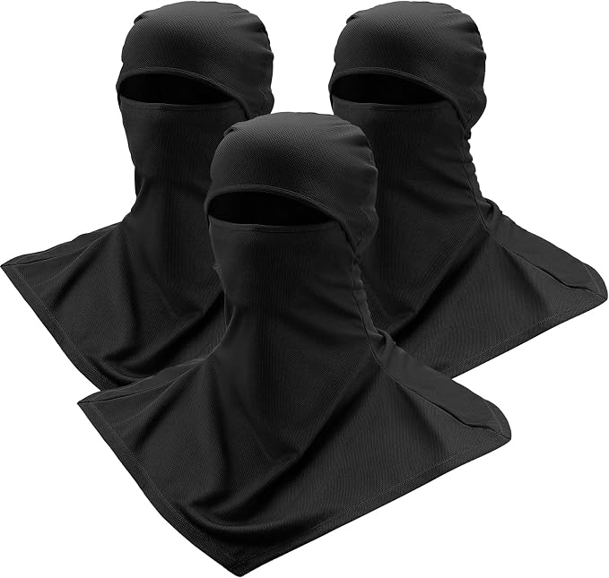 SATINIOR 3 Piece Balaclava Face Cover Sun Protection Neck Cover Summer by SATINIOR