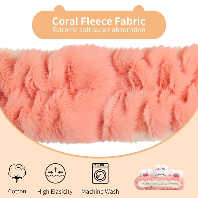 PERFECTSIGHT Kawaii Headband for Spa, Washing Face, Party - Image 3