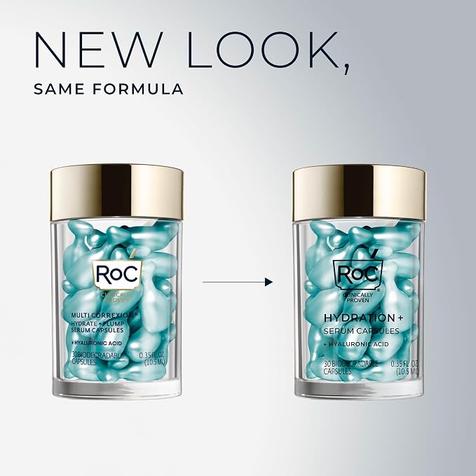 RoC Multi Correxion Hyaluronic Acid Night Serum Capsules - Image 2
