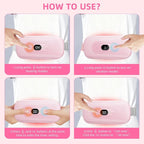 Portable Heating Pad Period Cramps: 2 Timer 6 Heat Levels 6 Vibration Modes - Image 3