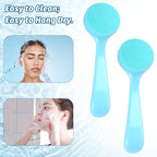 2Pack Silicone Face Brush Manual Face Scrub Brush Soft Facial Brushes - Image 7