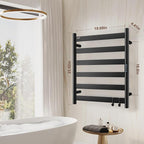 R FLORY Heated Towel Rack for Bathroom, 6 Bar Wall Mounted Towel Warmer Racl - Image 2