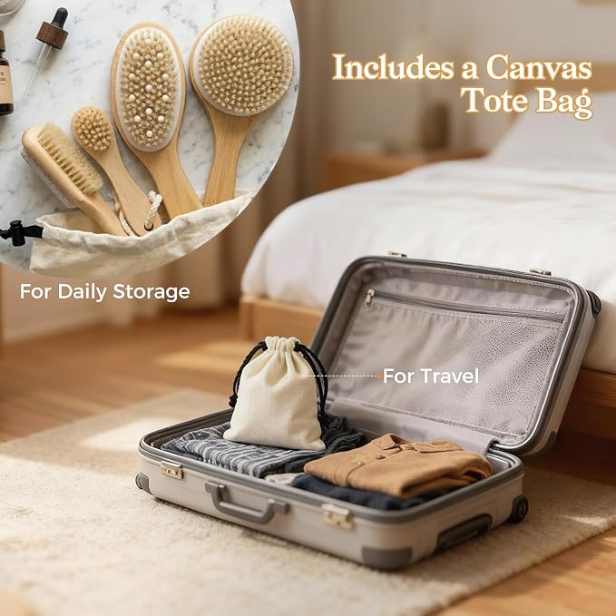 5 Packs Dry Brushing Body Brush Set - Image 9