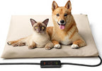 Toozey Large Pet Heating Pad, 6 Adjustable Temperature Heated Dog Bed by Toozey