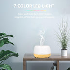 SEEDSEEL 300ML Essential Oil Diffuser, Quiet 8 Hours Operation, 7-Color LED - Image 7