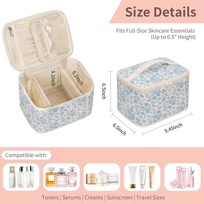 OCHEAL Travel Makeup Bag, Cosmetic Bags - Image 4